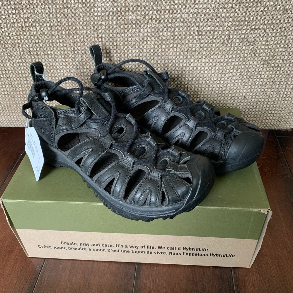 Keen to water and walking shoes